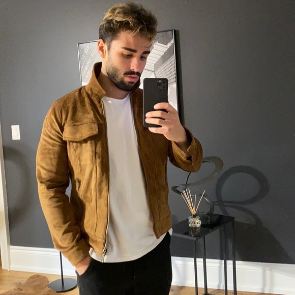 RIVERISLAND SUEDE JACKET - Picture 1 of 2